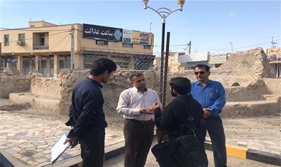 آب انبار شیخ در شهرستان خنج مرمت می‌شود