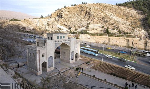 دروازه قرآن شیراز در مقابل سیل احتمالی ایمن‌سازی شد