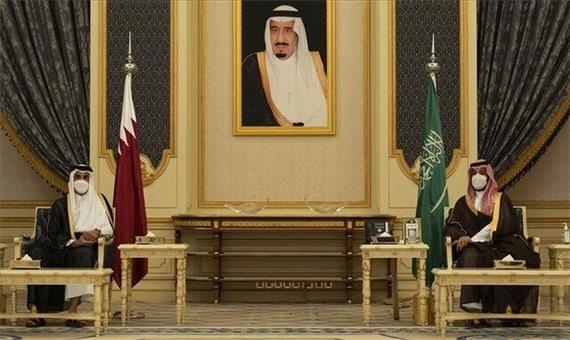 دیدار امیر قطر با ولیعهد عربستان در جده