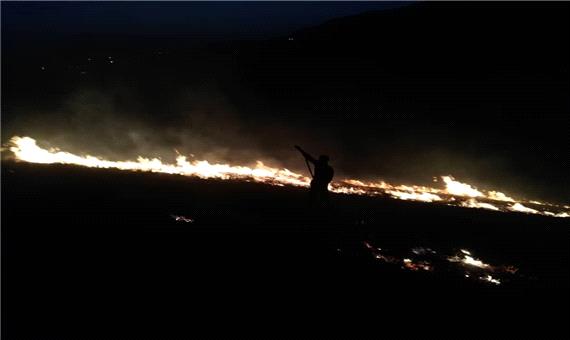 آتش به جان طبیعت رکن‌آباد شیراز افتاد