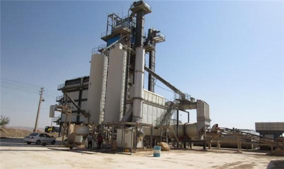 تولید بیش از 320 هزار تن آسفالت در کارخانه شیراز