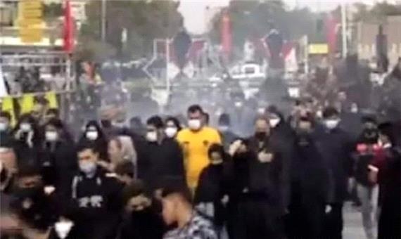 پیاده‌روی جاماندگان اربعین در مشهد برگزار شد