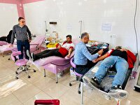 اهدای ۳۵ واحد خون به بیماران در خنج