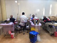 اهدای ۳۰ واحد خون به بیماران در آباده