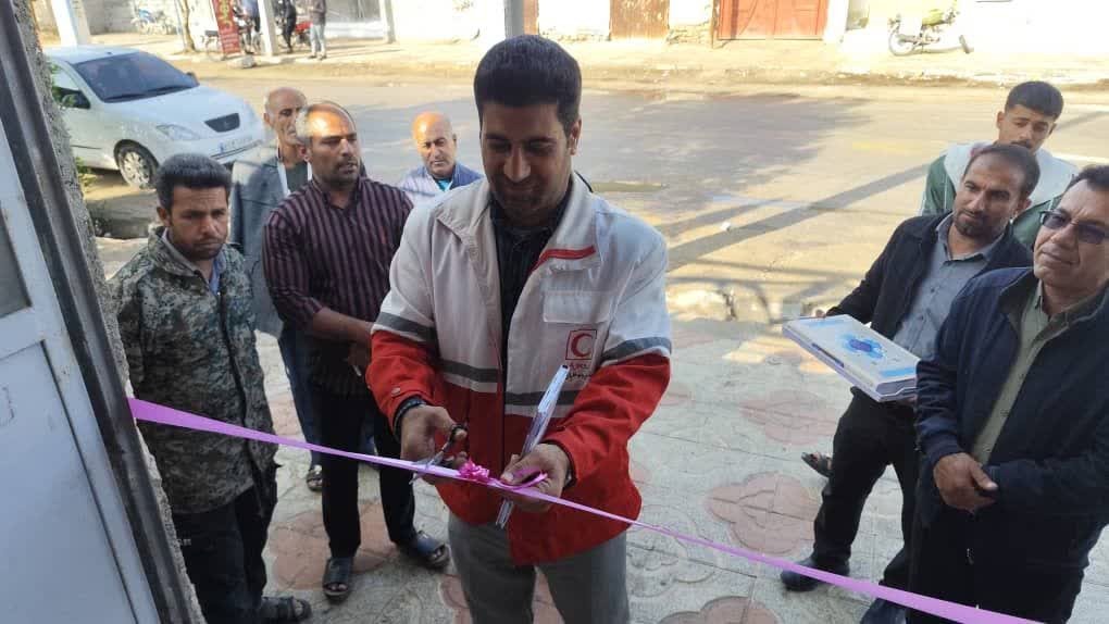 افتتاح خانه هلال روستای میانده در زرین‌دشت