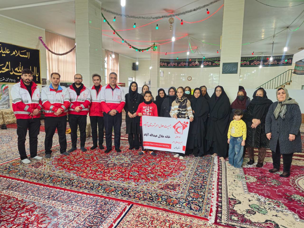 افتتاح خانه هلال عبدالله‌آباد در شهرستان آباده