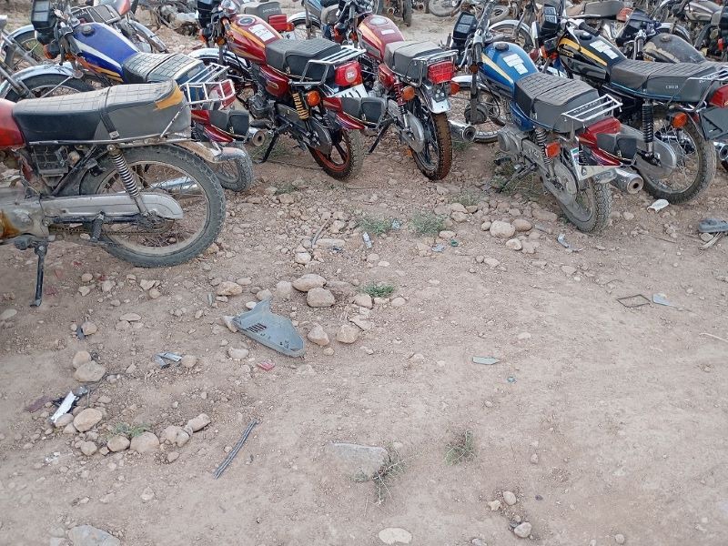 اجرای طرح برخورد با موتورسواران متخلف در زرین‌دشت