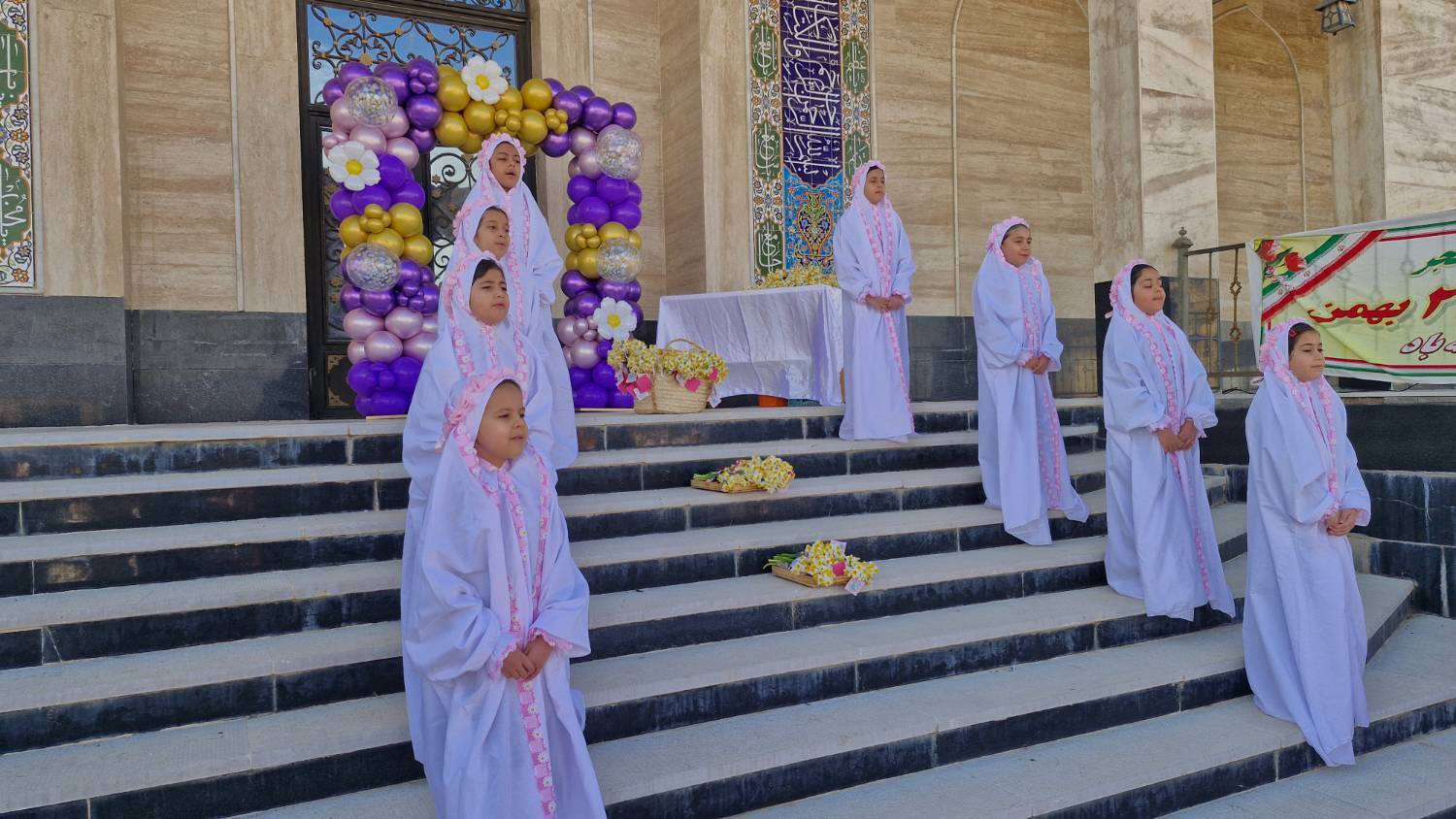 برپایی جشن تکلیف ۳۸۰ دانش آموز مدارس شهرستان بیضا
