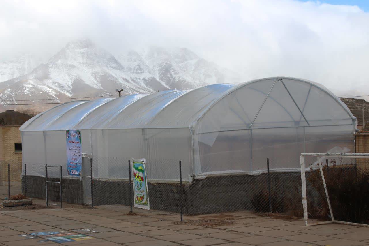 افتتاح گلخانه مهارت‌آموزی مدرسه استثنایی در بوانات