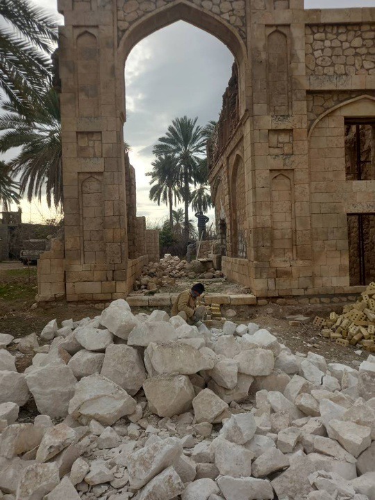 آغاز مرمت بقعه شیخ خلیفه در خفر