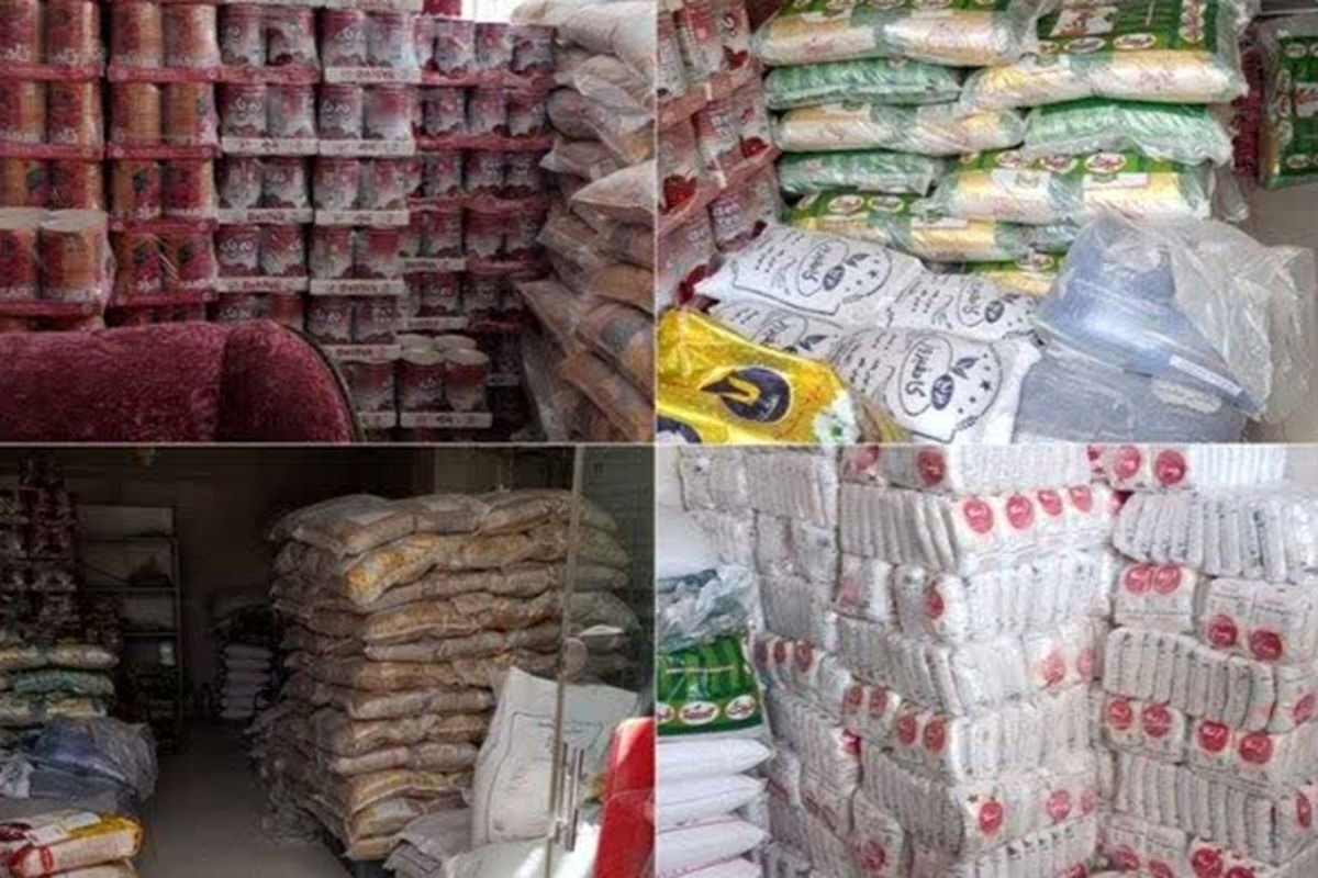 کشف انباری در مرودشت با ۱۶ تن کالای اساسی
