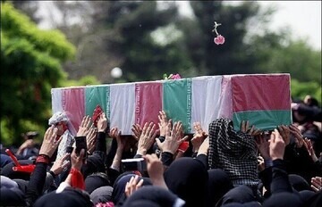تشییع پیکر مطهر شهید مدافع میهن در شهرستان سپیدان