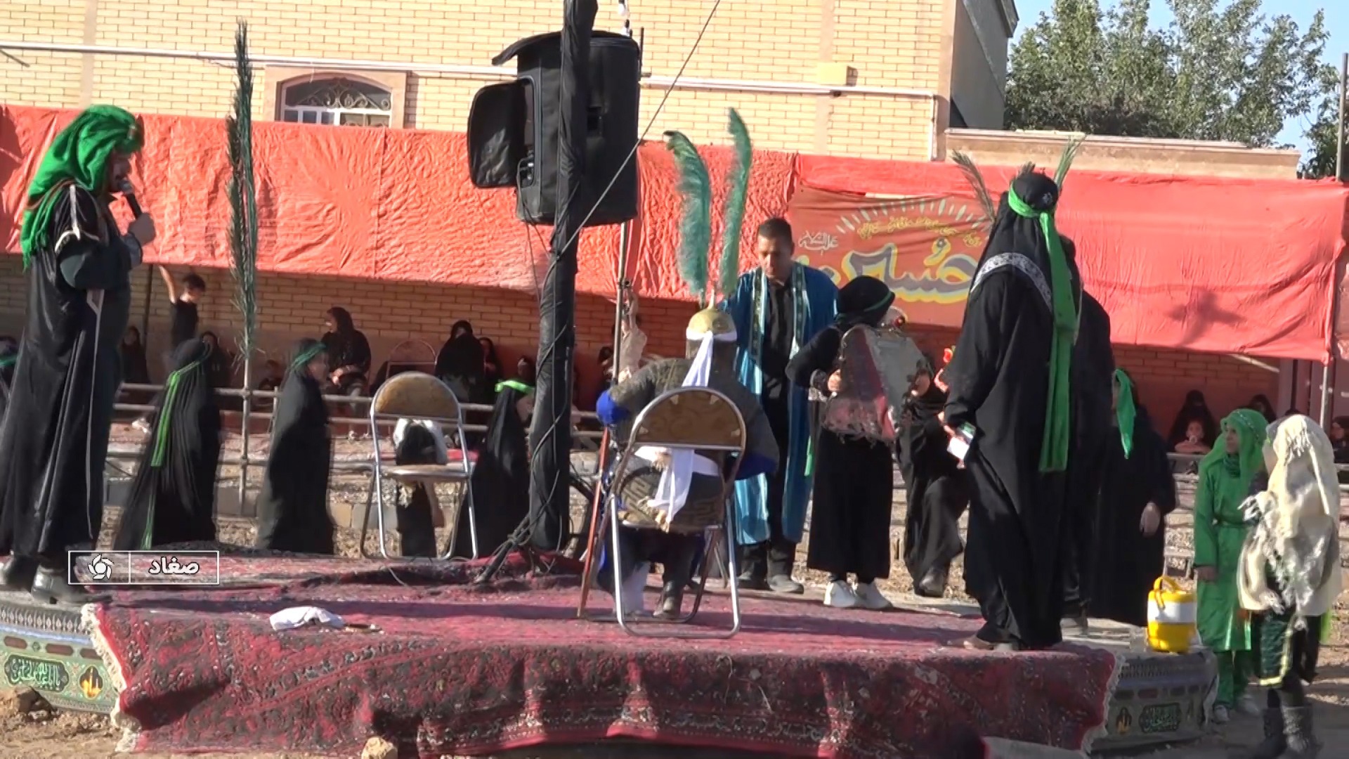 برپایی سوگواره تعزیه در شهر صغاد آباده