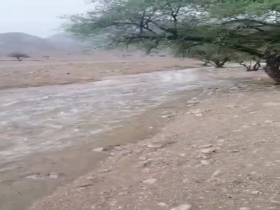 فیلم/ چهل‌پسین آمد؛ لارستان خیسِ باران