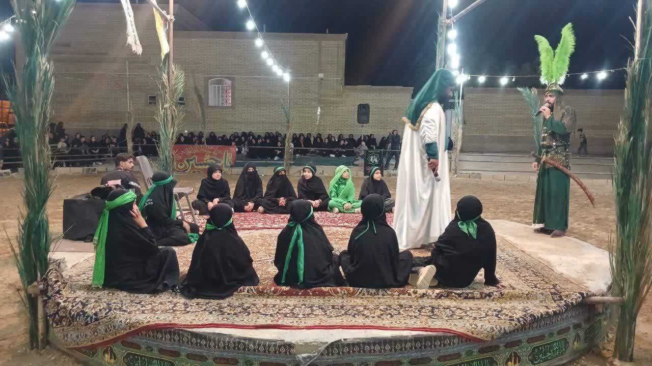 برگزاری تعزیه در روز‌های پایانی ماه صفر در آباده