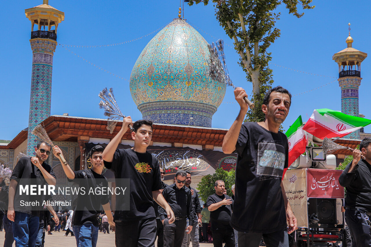 سومین حرم اهل بیت(ع) در سوگ امام مهربانی‌ها