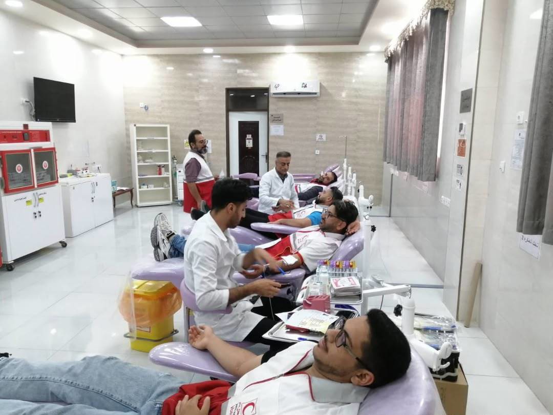 اهدای خون در شهرستان گراش استان فارس