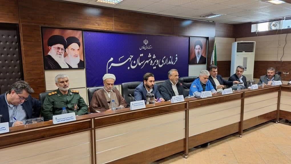 بررسی آمادگی زیرساخت‌های جهرم برای مقابله با سیلاب در نشست ستاد مدیریت بحران فارس