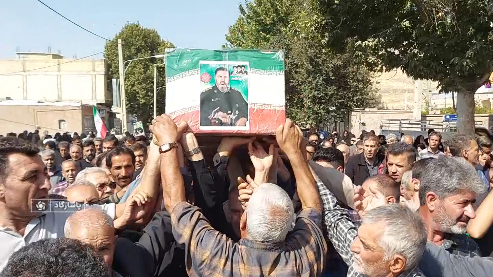 وداع با جانباز ۷۰ درصد دوران دفاع مقدس در پاسارگاد